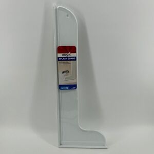 Magic‎ Splash Guard White Peel Stick Bathtub Shower Water Seal 1 Tall Guard NEW